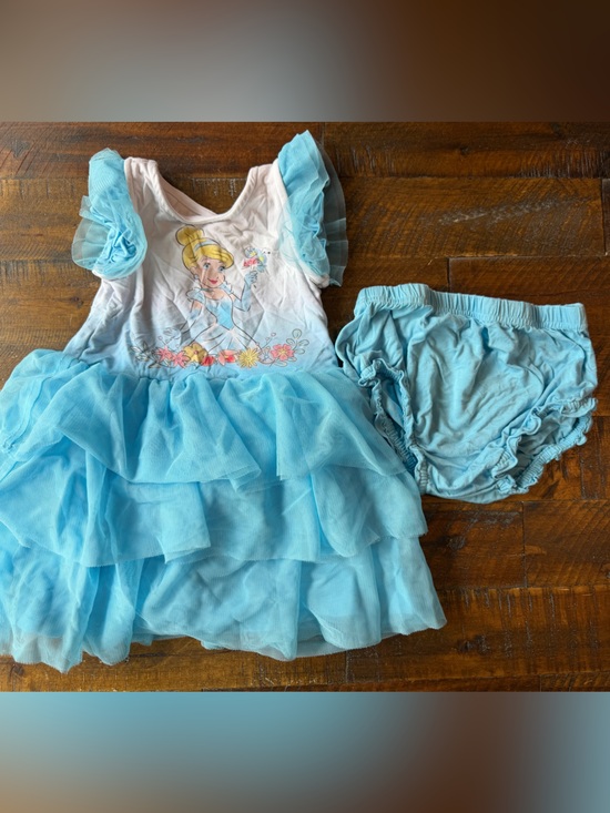 Little Sleepies Other - Little Sleepies Light Blue Tulle Cinderella Dress with Matching Bloomers